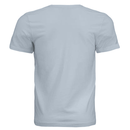 Solid Carolina Blue Triblend - BACK