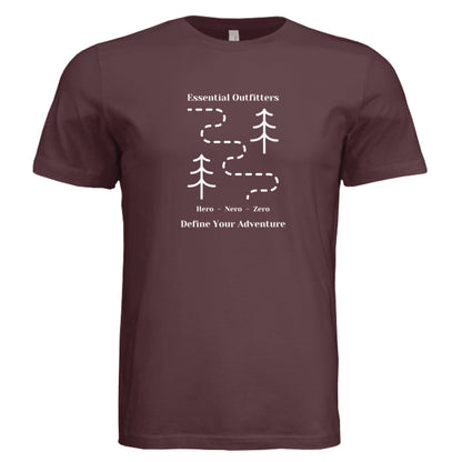 Solid Maroon Triblend - FRONT